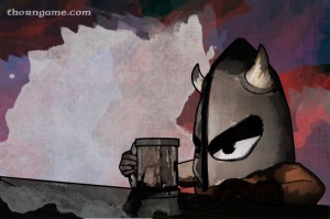 Indie game concept art for Thorn